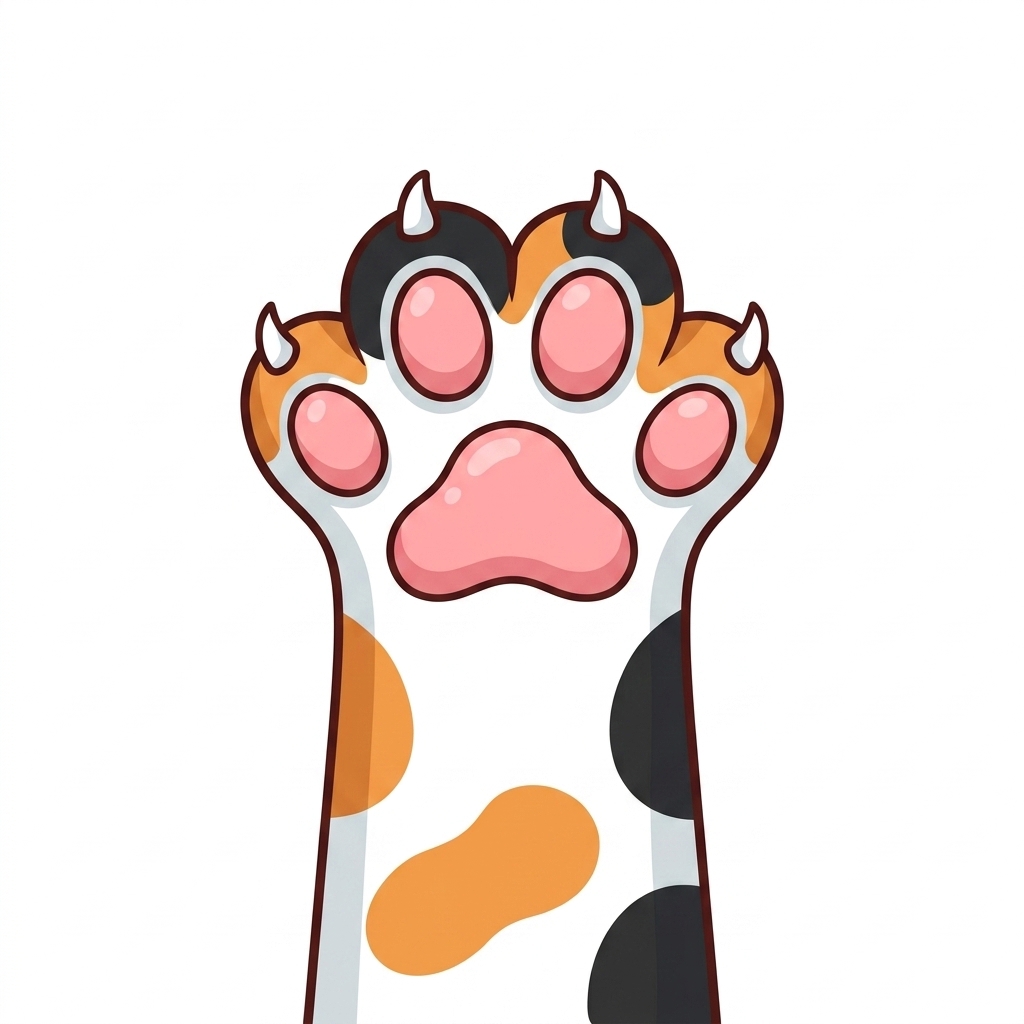 Calico Cat Paw